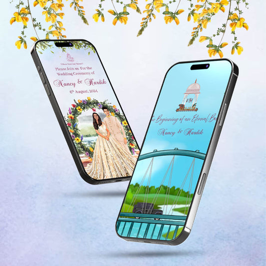 Digital Wedding Invitation Video |Animated & Stunning | AI-1480