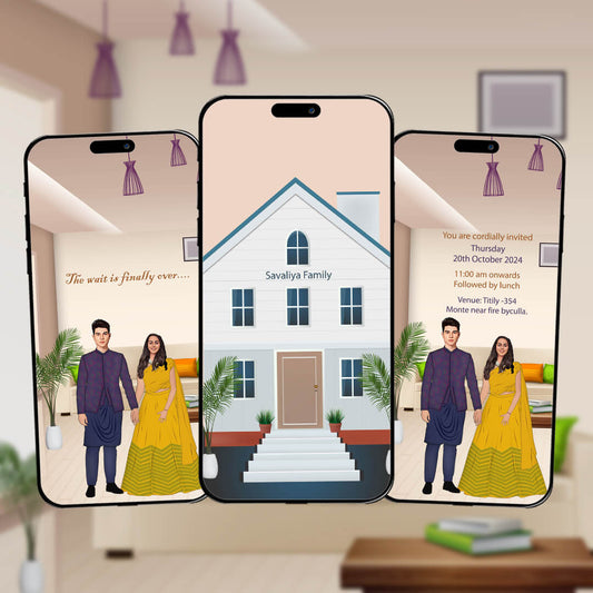 House Warming Ceremony | Elegant Minimalist Design |  AI-1138