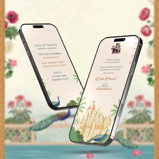 House Warming Ceremony Invitation Video | Home Parties | AI-1330