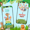 Birthday Invitation Video | Jungle-Themed | AI-1057