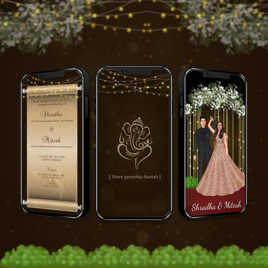 Reception Party Invitation Video | Motion Video |AI-1123