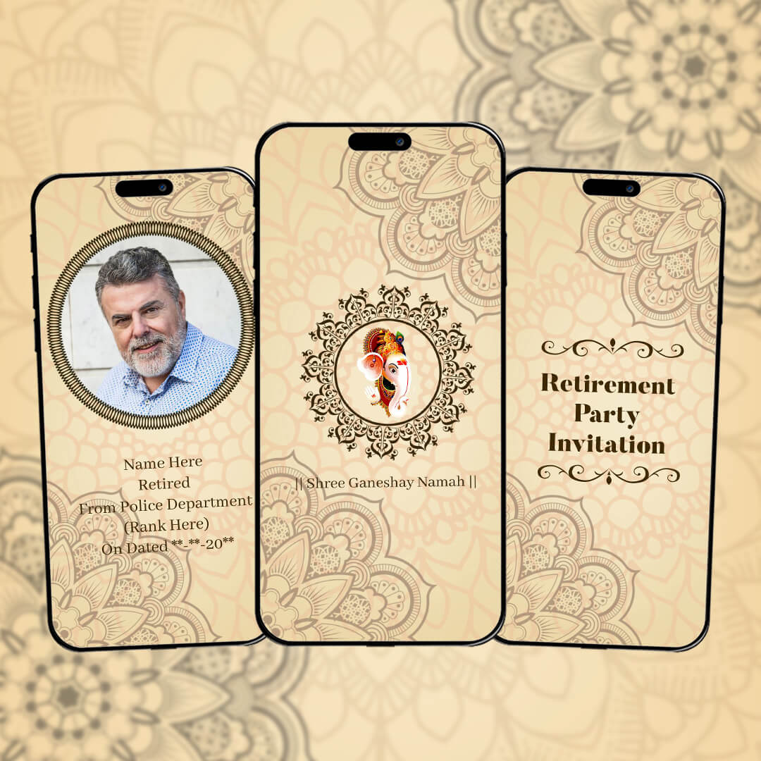 Retirement Party Invitation Video | Animated Evite | AI-1243