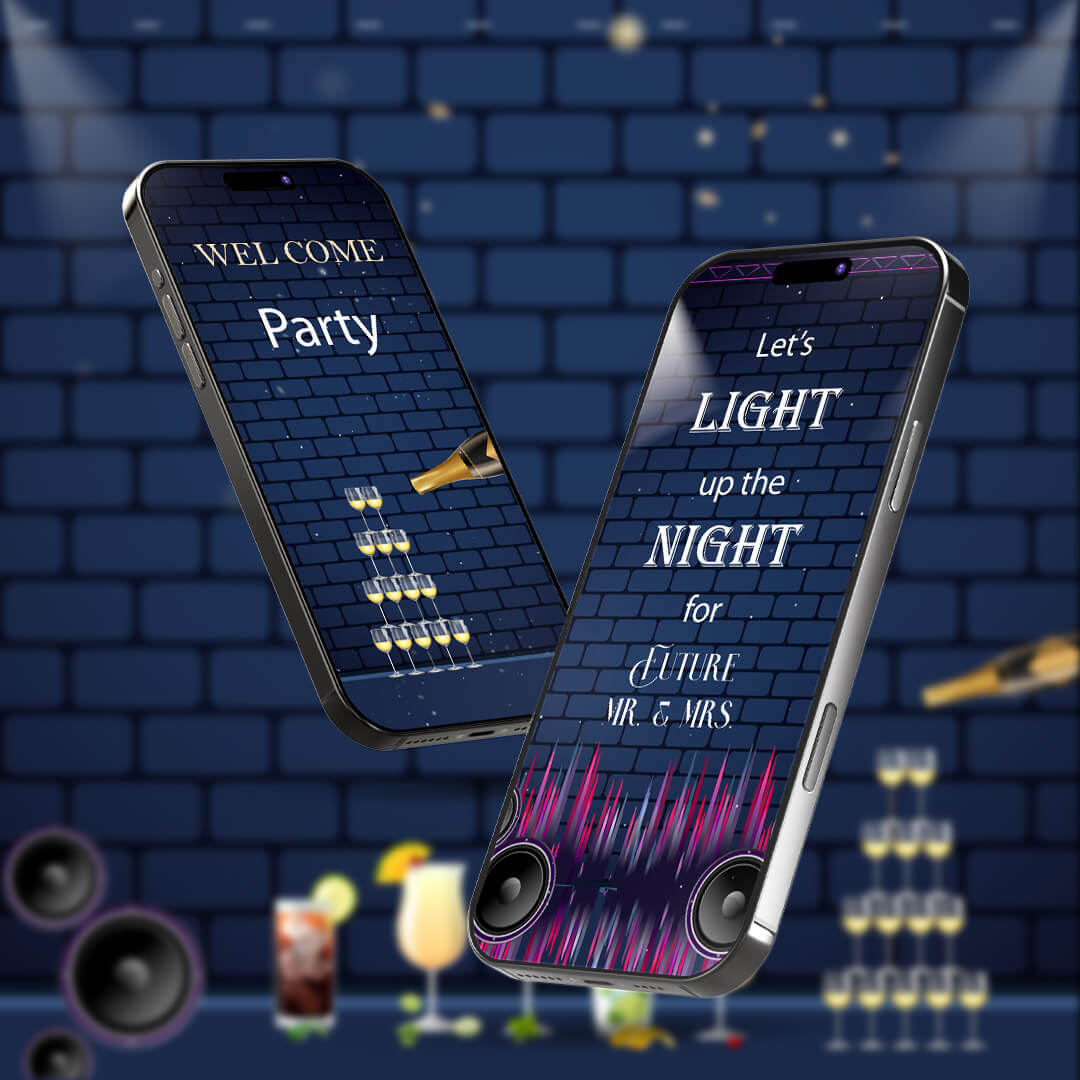 Bachelor Party Invitation Video | Musical Theme | AI-1186