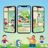 Birthday Invitation Video | Animated Character Cartoons Theme| AI-1331
