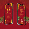 Thread Ceremony Invitation Video | Red Themed | AI-1047