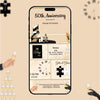 Anniversary Video Invitation | Light Brown Template | AI-1468
