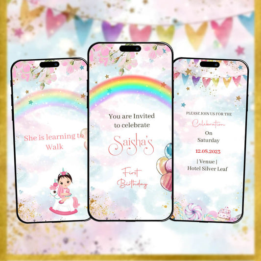 Birthday Invitation Video | Dreamy Invite | AI-1329