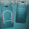 Engagement & Ring Ceremony Video Invitation | Teal-Themed |AI-1391
