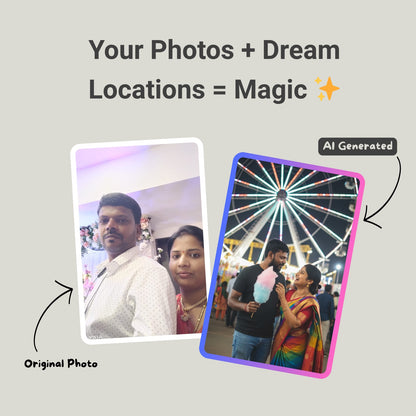 AI Pre-Wedding Photoshoots – We Create Your Dream Pre-Wedding Album Using AI