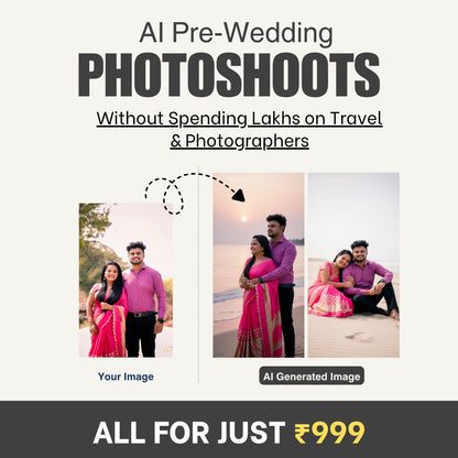 AI Pre-Wedding Photoshoots – We Create Your Dream Pre-Wedding Album Using AI