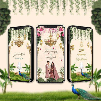 Anniversary Video Invitation | Elegant Template | AI-1399