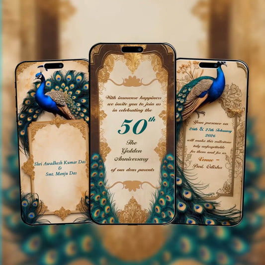 Anniversary Invitation Video | Wedding Anniversary Video Invitation | AI-1535