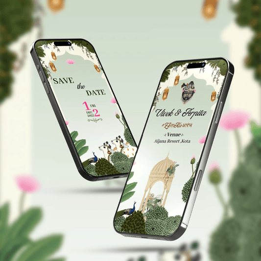 Save The Date Invitation Video & Days to Go Invites | Digital Video Invitation | AI-1541