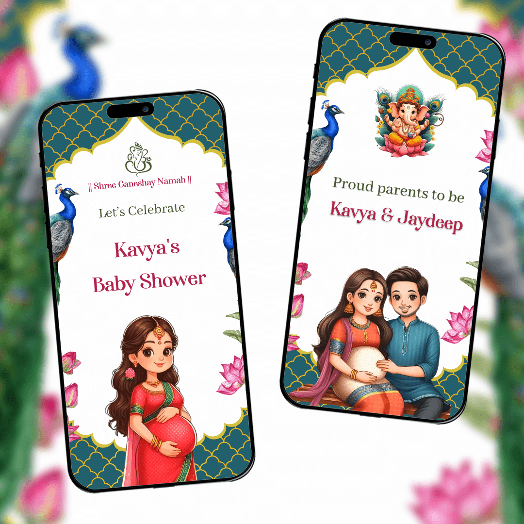 Baby Shower Invitation Video | Digital Video Invitation | AI-1537