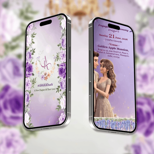 Engagement Invitation Video | Ring Ceremony Video Invitation | AI-1558