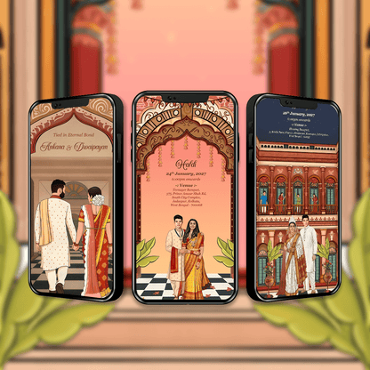 Bengali Wedding Invitation Video | Digital Video Invitation | AI-1584