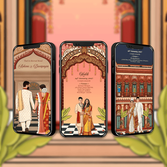 Bengali Wedding Invitation Video | Digital Video Invitation | AI-1584