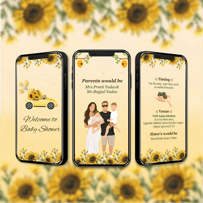 Baby Shower Invitation Video | Digital Video Invitation | AI-1564