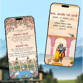 Digital Wedding Invitation Video | AI-1532