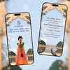 Half Saree Ceremony Invitation Video | Digital Video Invitation | AI-1567