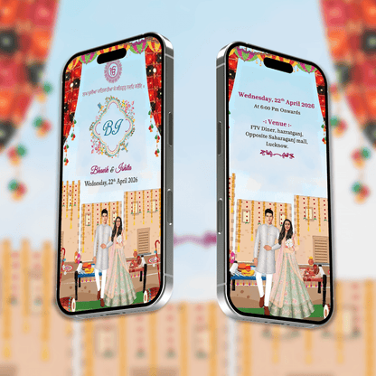 Roka Ceremony Invitation Video | AI-1553