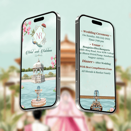 Caricature Wedding Invitation Video | Video Invitation | AI-1548