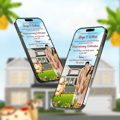 Griha Pravesh Invitation Video | House Warming Video Invitation | AI-1566