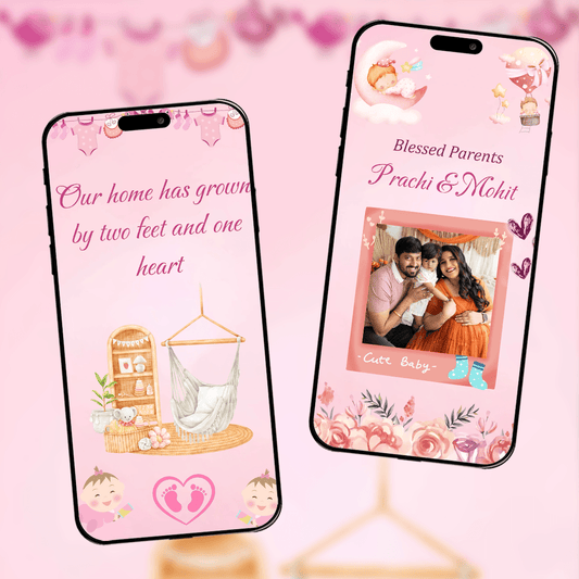 Baby Naming Ceremony Invitation | Cradle Ceremony Invitation Video | AI-1552