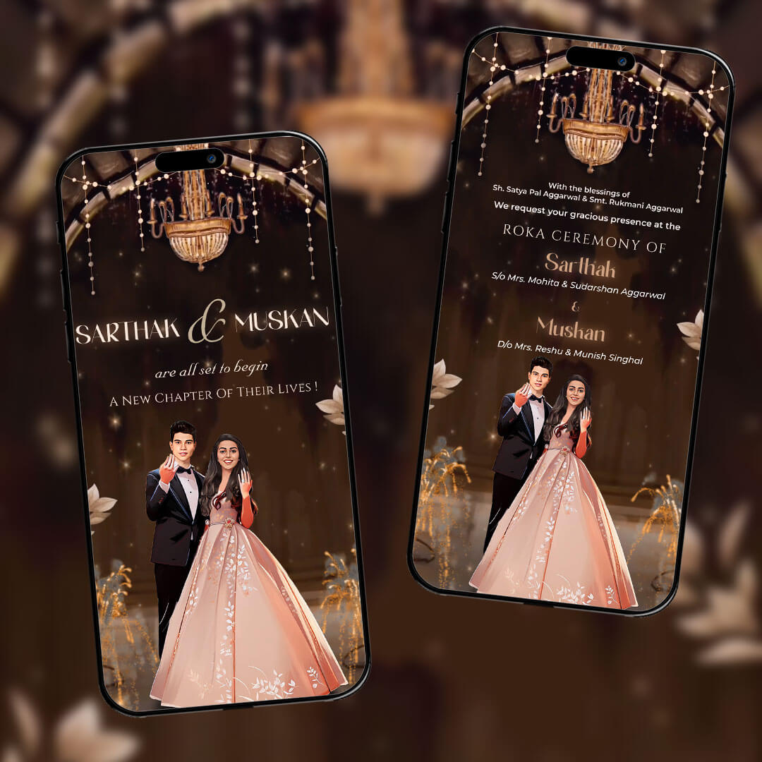 Roka Ceremony Invitation Video | Video Invitation | AI-1527