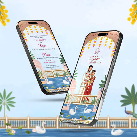 Bengali Wedding Invitation Video | Ducks & Blue Theme | AI-1226