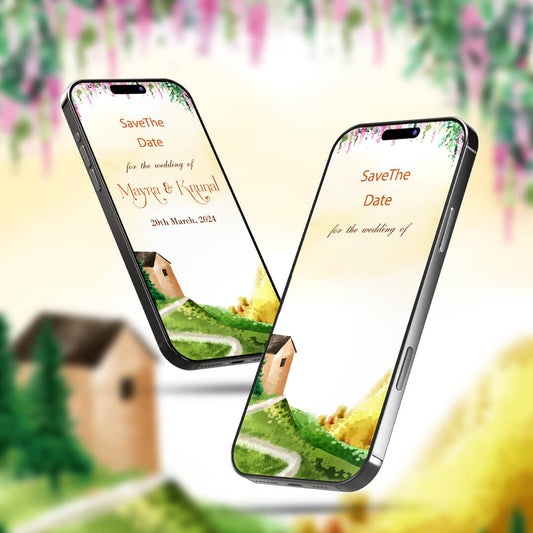 Save The Date Invitation Video & Days to Go Invites | Modern | AI-1099