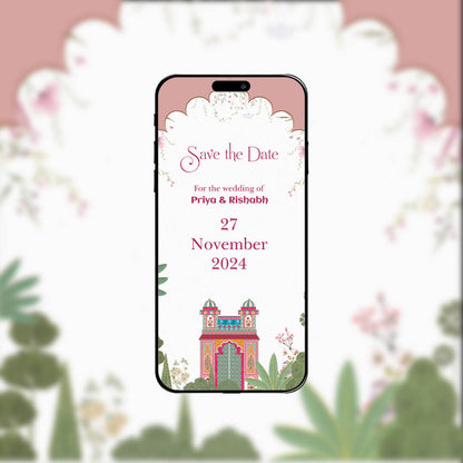 Save The Date Invitation Video & Days to Go Invites | Simplicity| AI-1103