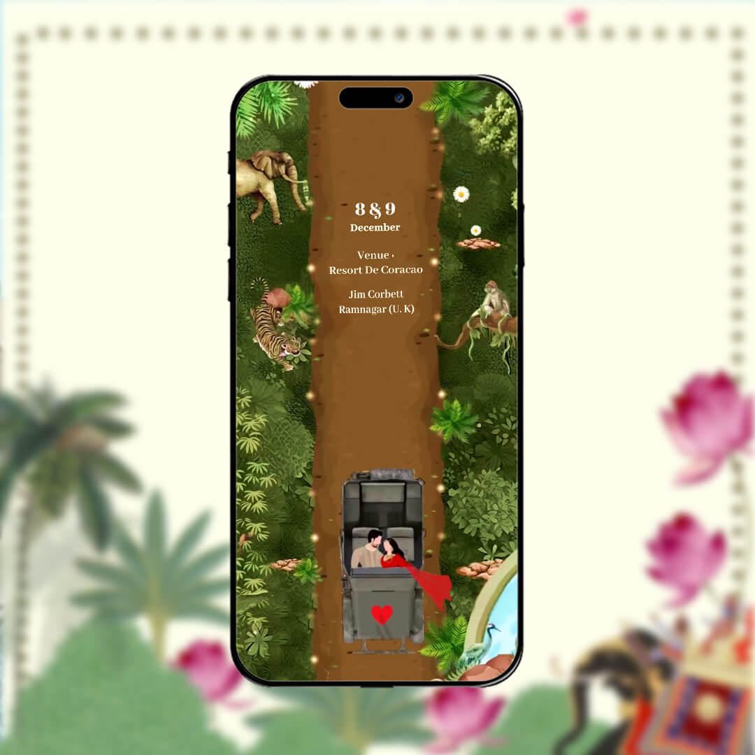 Digital Wedding Invitation Video | Regal Elegance |AI-1378