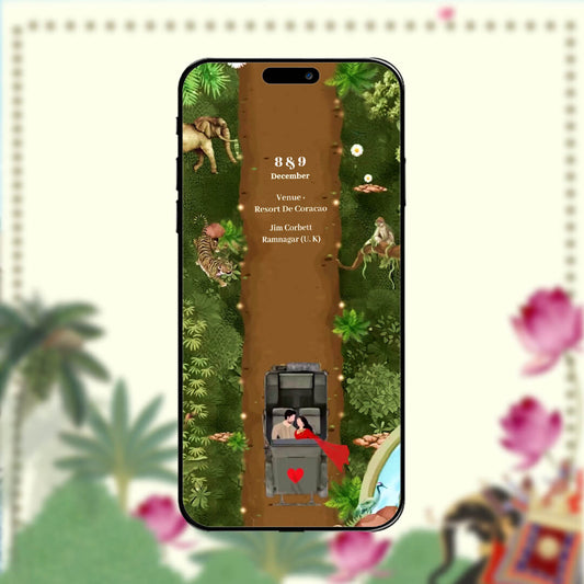 Digital Wedding Invitation Video | Regal Elegance |AI-1378