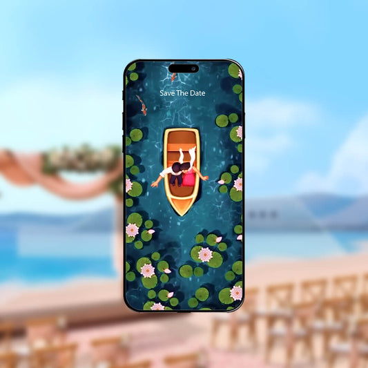 Save The Date Invitation Video & Days to Go Invites | Modern | AI-1380