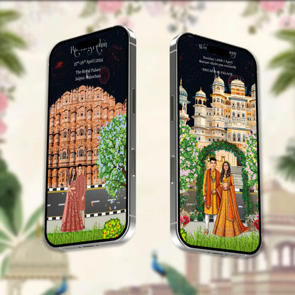 Digital Wedding Invitation Video | Festive charm | AI-1410