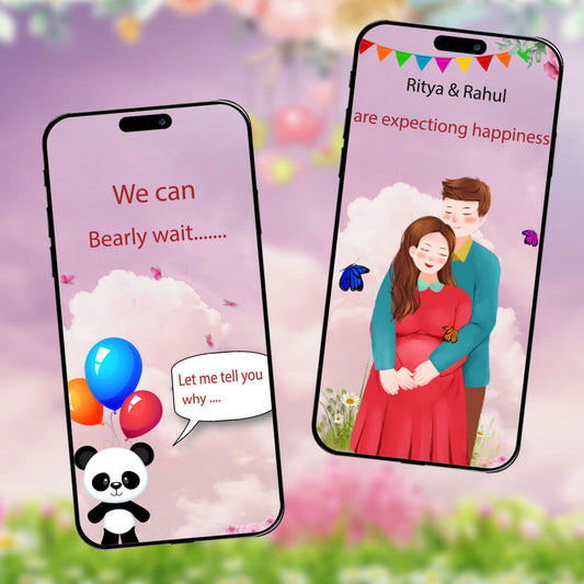 Baby Shower Video Invitation | Pink Themed | AI-1001