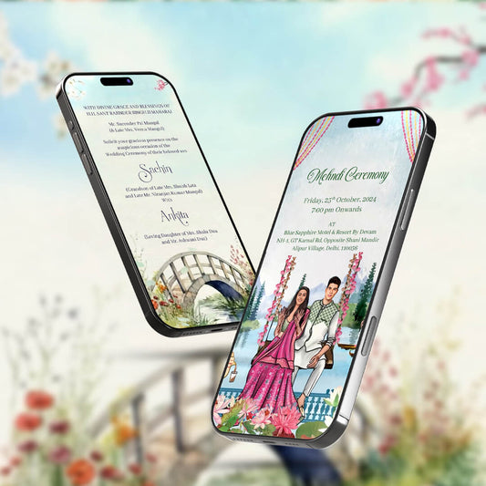 Digital Wedding Invitation Video | Elura | AI-1339