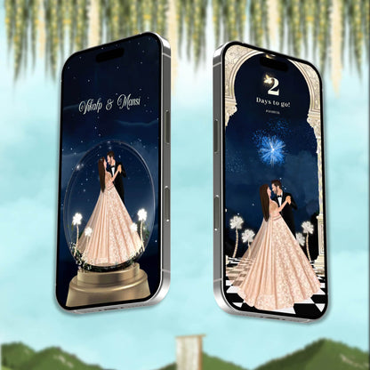 Save The Date Invitation Video & Days to Go Invites | Classic | AI-1379