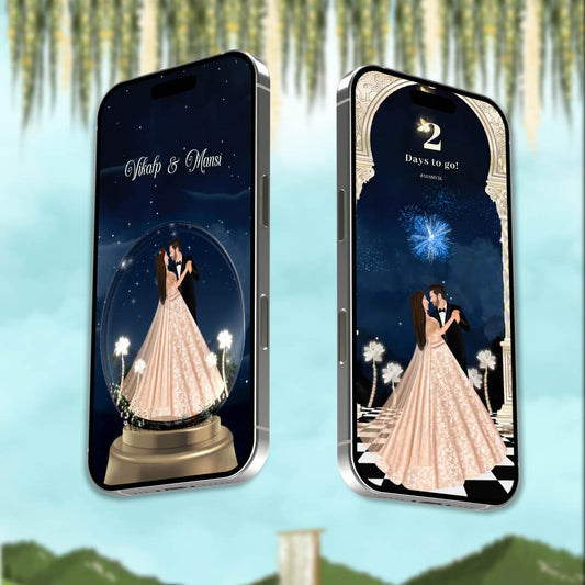 Save The Date Invitation Video & Days to Go Invites | Classic | AI-1379