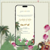 Save The Date Invitation Video & Days to Go Invites | Floral | AI-1375