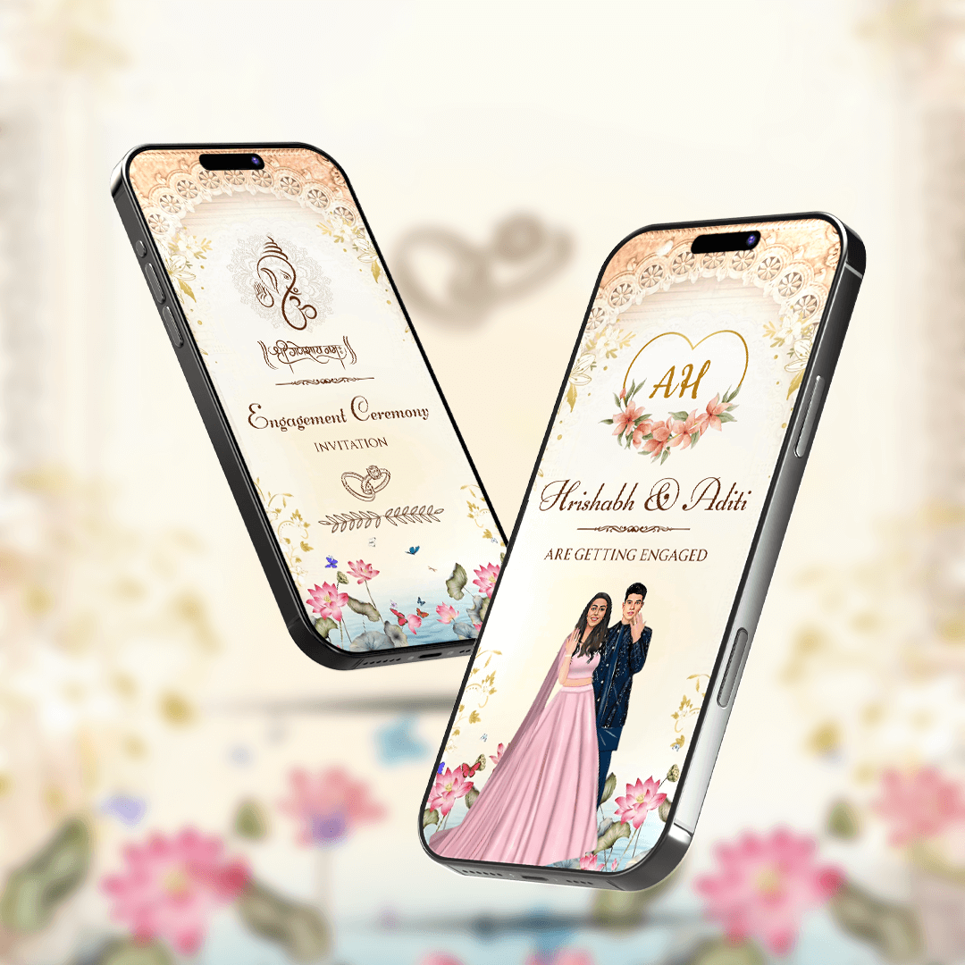 Engagement Invitation Video | Ring Ceremony Video Invitation | AI-1530