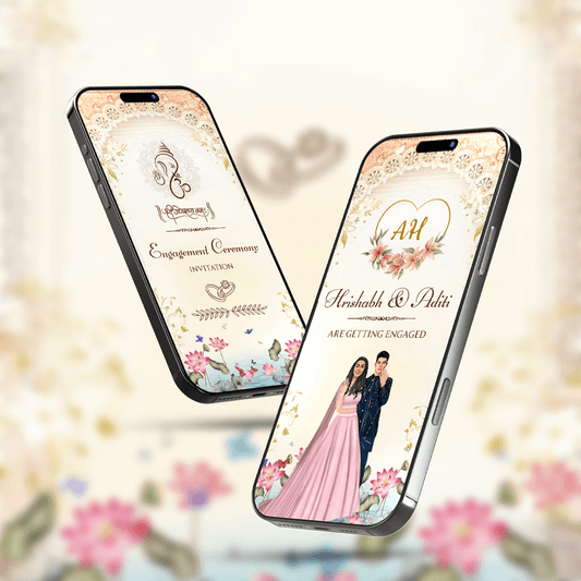 Engagement Invitation Video | Ring Ceremony Video Invitation | AI-1530
