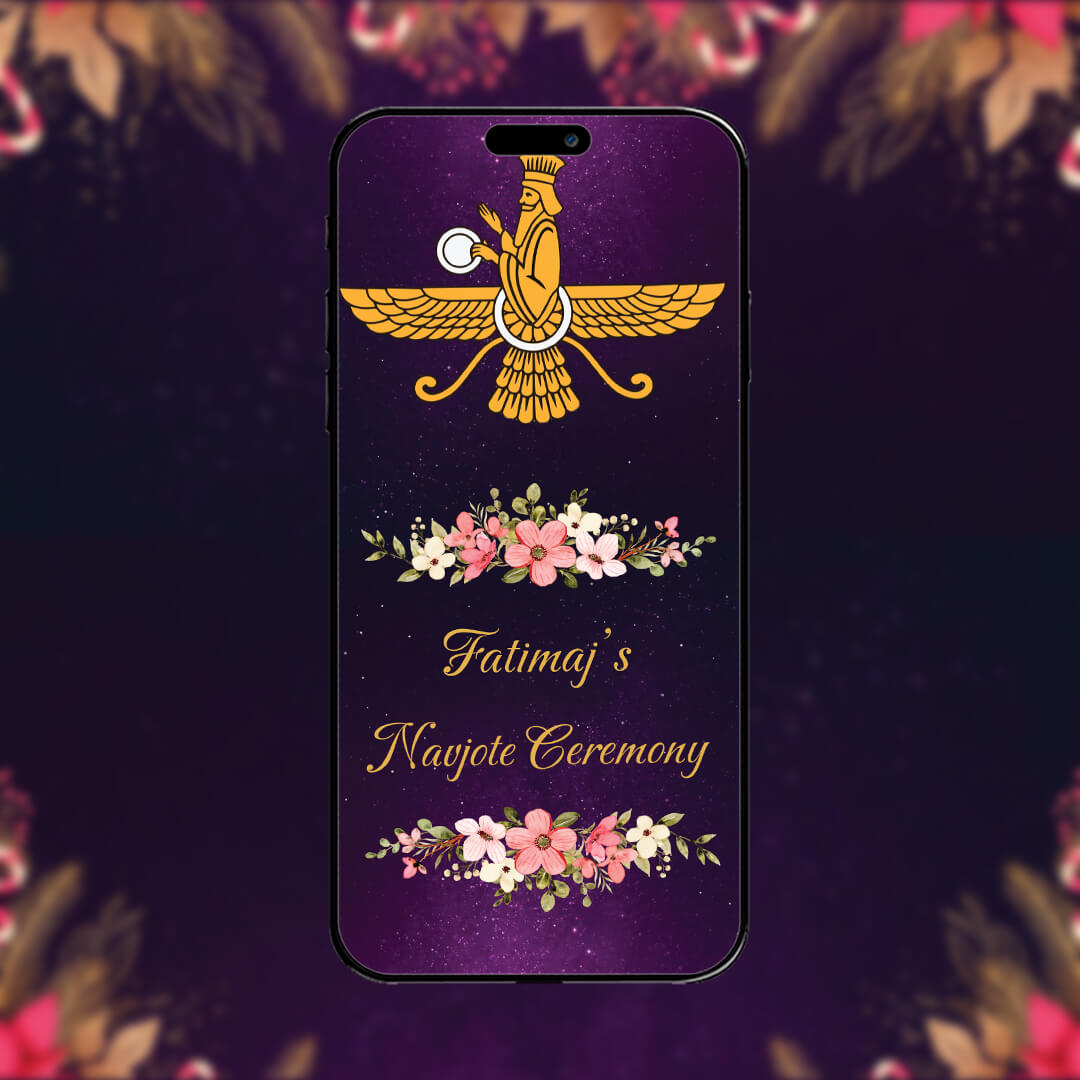 Navjote Ceremony Invitation Video | Zoroastrian Ceremony | AI-1257