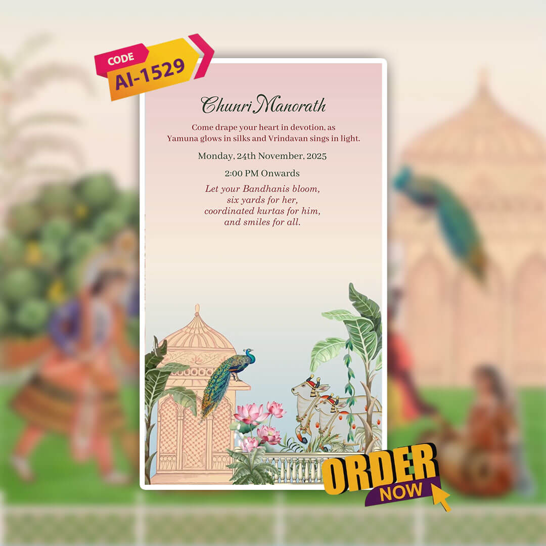 Annakut Utsav Invitation Video | AI-1529