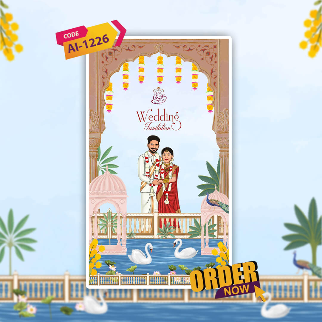 Bengali Wedding Invitation Video | Ducks & Blue Theme | AI-1226