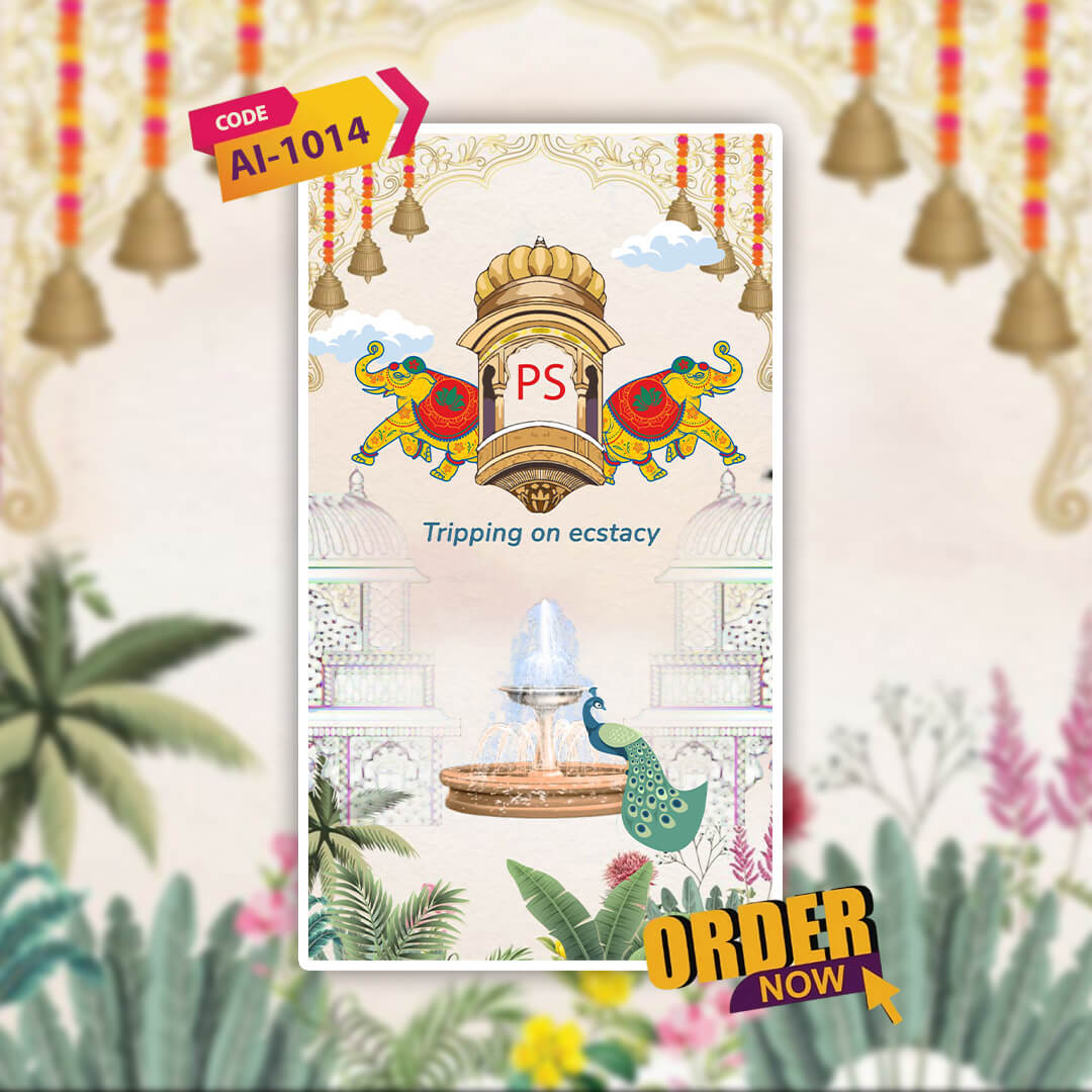 Wedding Video Invitation | Romantic Video Template |AI-1014