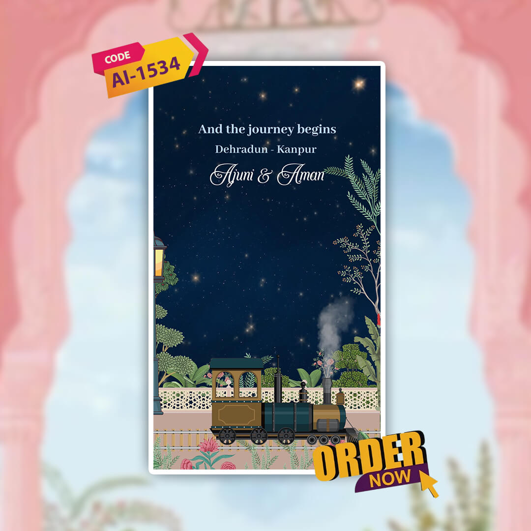 Roka Ceremony Invitation Video | AI-1534