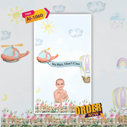 Mundan Ceremony Invitation Video | No Hair Don’t Care |AI-1060