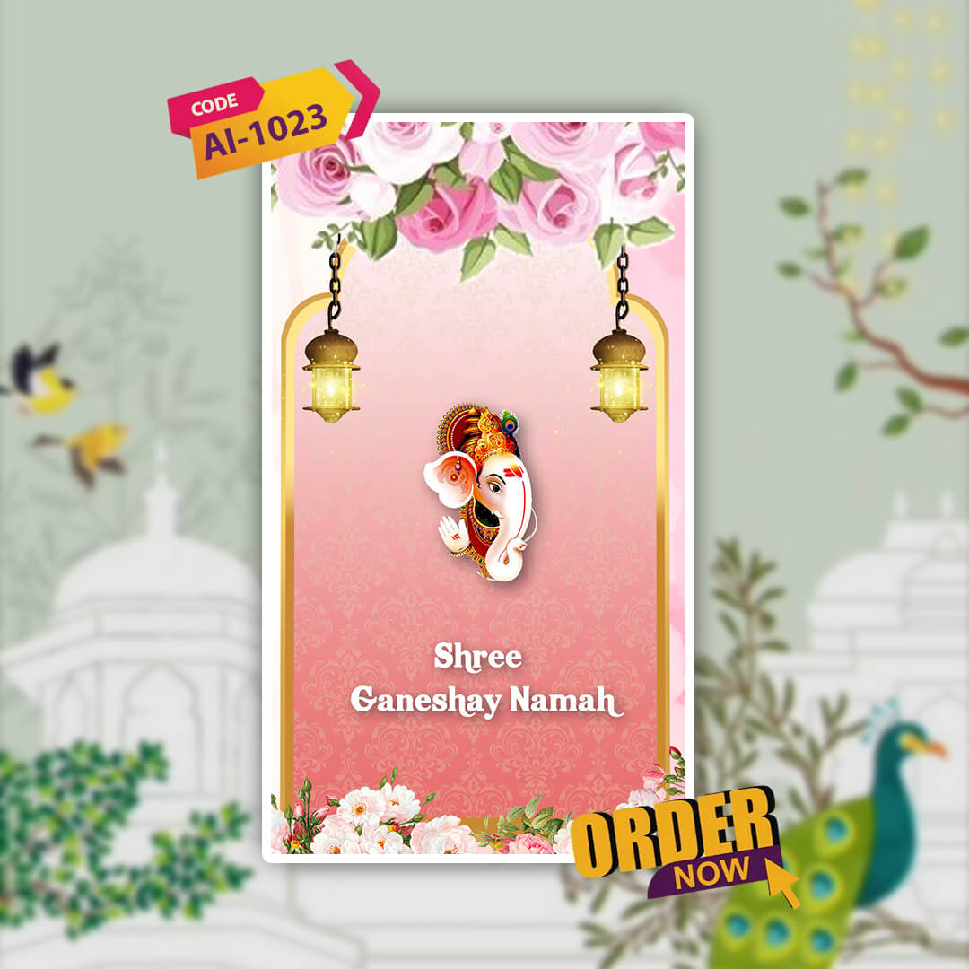 Wedding Video Invitation | Romantic | AI-1023